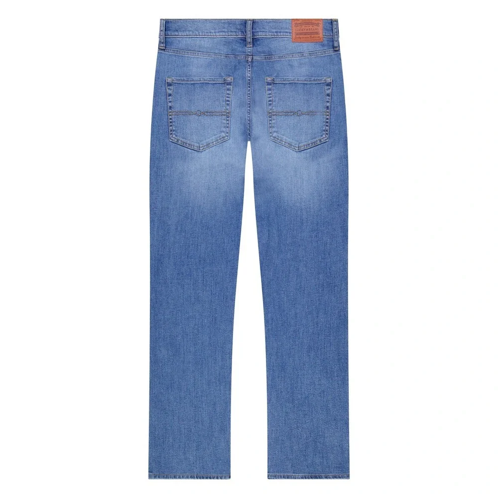 Lucky Brand Men 223 Straight Fit Jeans Light Blue Denim 30x30 NEW